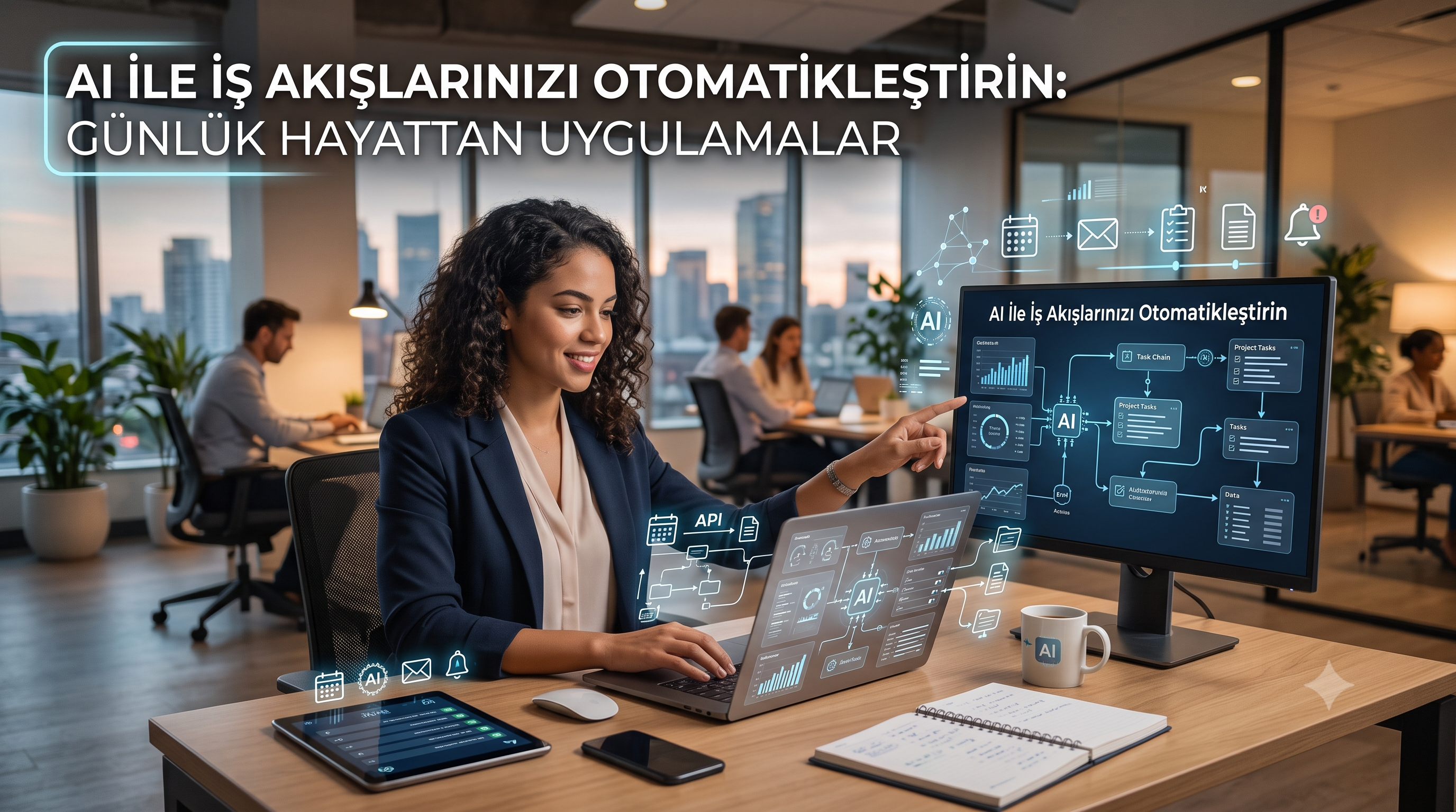 AI İle İş Akışlarınızı Otomatikleştirin: Günlük Hayattan Uygulamalar kapak görseli